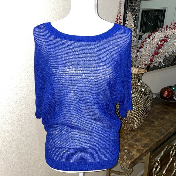 Ana blue sheer top - Picture 12 of 14